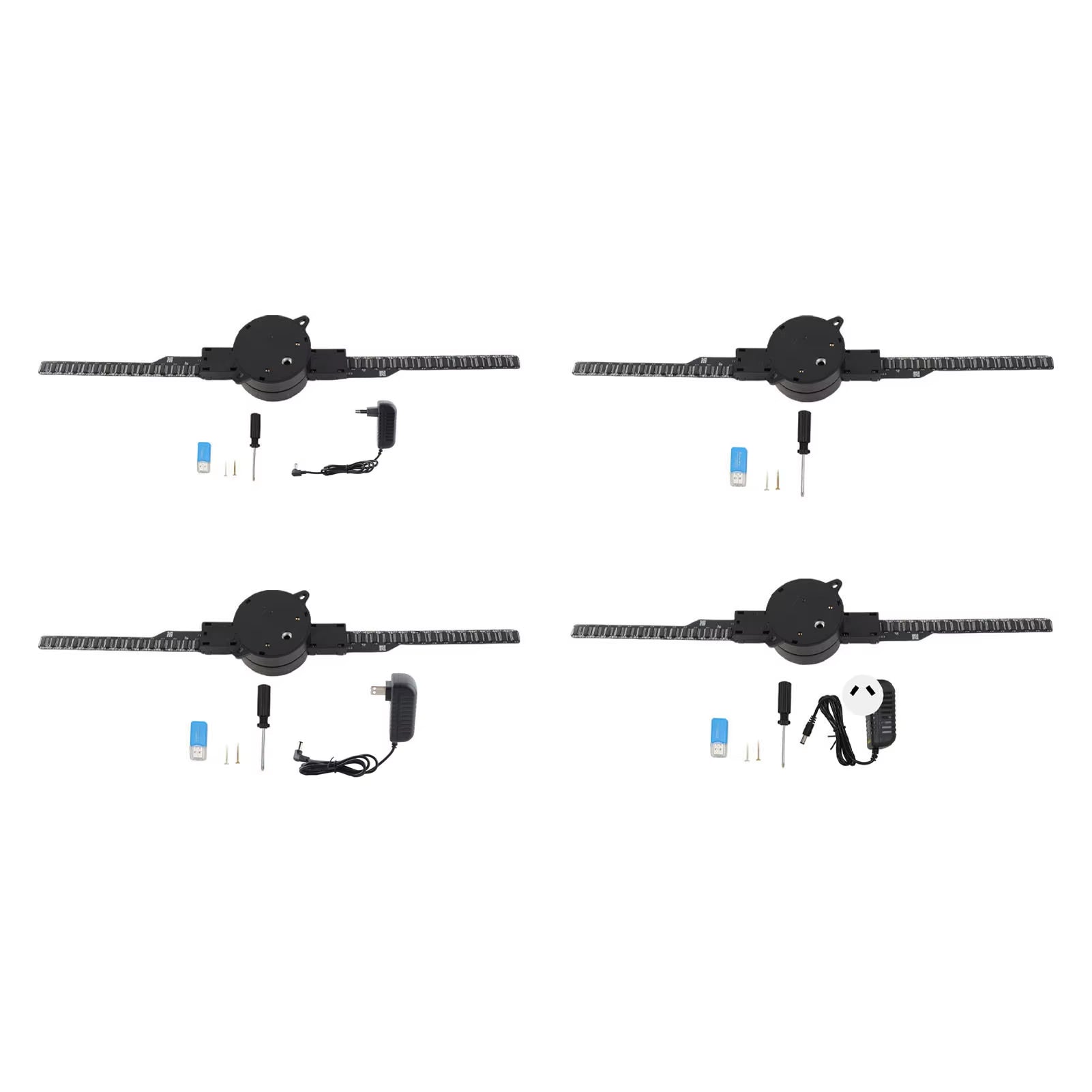 3D Hologram Fan 2000X224 Clear Custom Editing 3D Hologram Fan Wifi Projector for Business